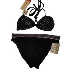 Hula Honey Polka Dot Bikini Set – 2 Piece – Size Small – New w/ Tags
